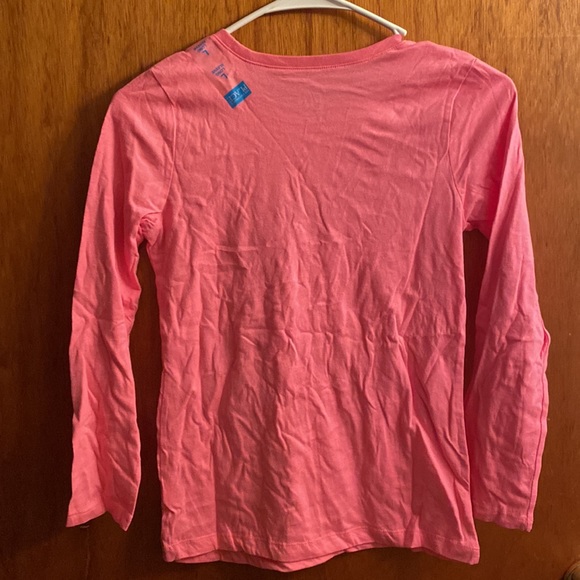 1989 Place Girl's Pink Long Sleeve "Dance" Graphic Print Top - Picture 2 of 4